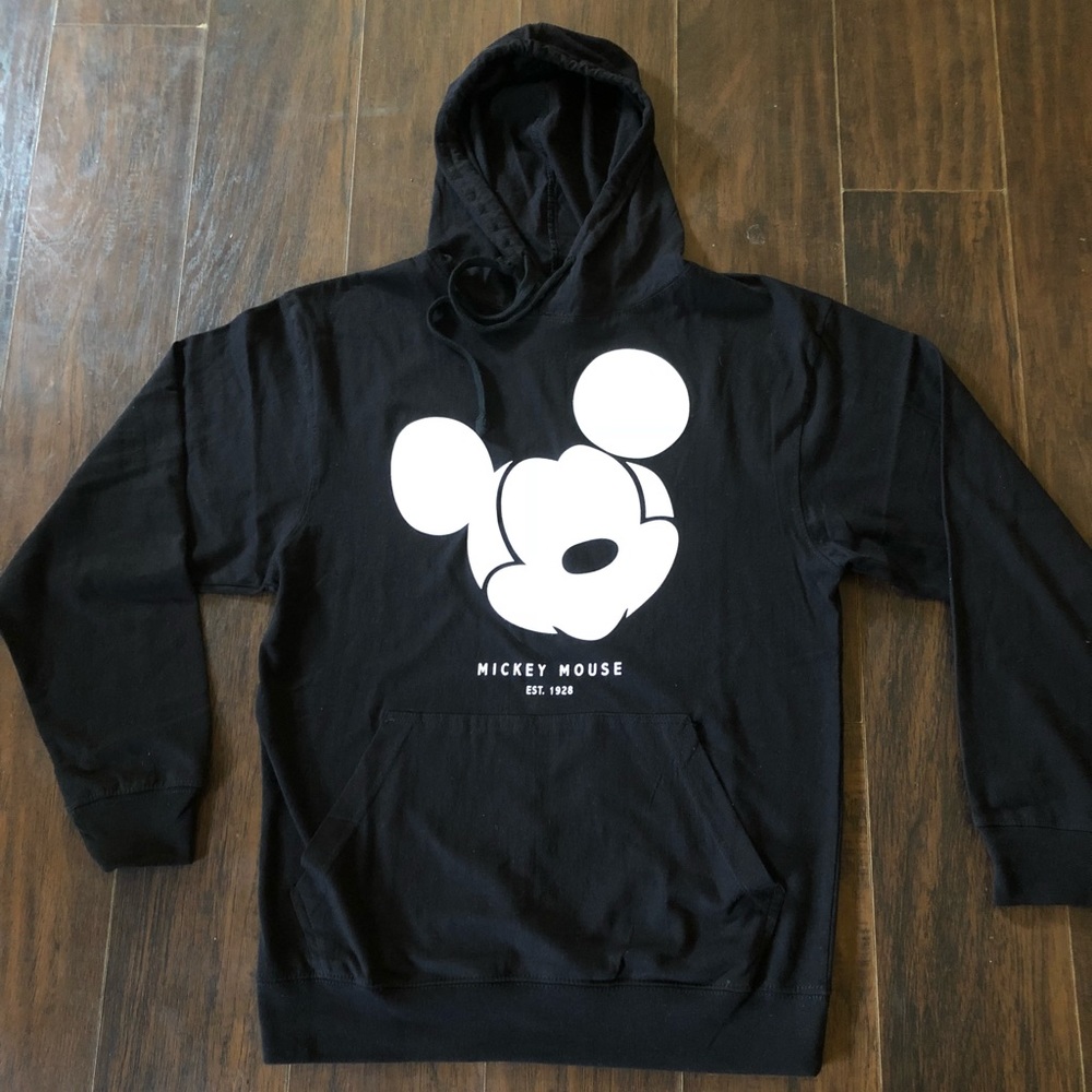 Men Mickey Mouse Head Hoodie